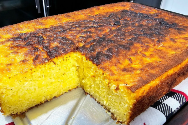 Bolo de Milho de Liquidificador