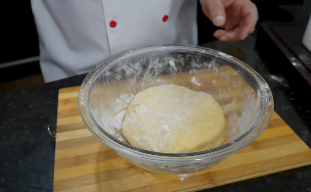 como fica a Massa da Torta