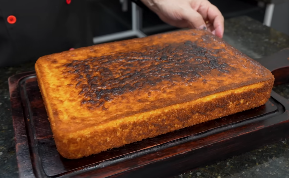 Bolo de milho pronto