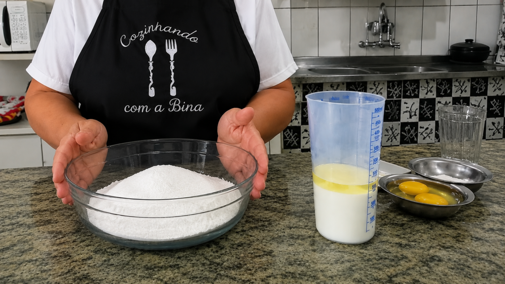 O Segredo do Biscoito de Polvilho Frito Perfeito: Receita de Interior Que Não Estoura 2 preparando o Biscoito de polvilho frito perfeito