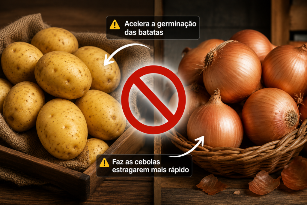 Batata e a Cebola Não Dão Certo Juntas